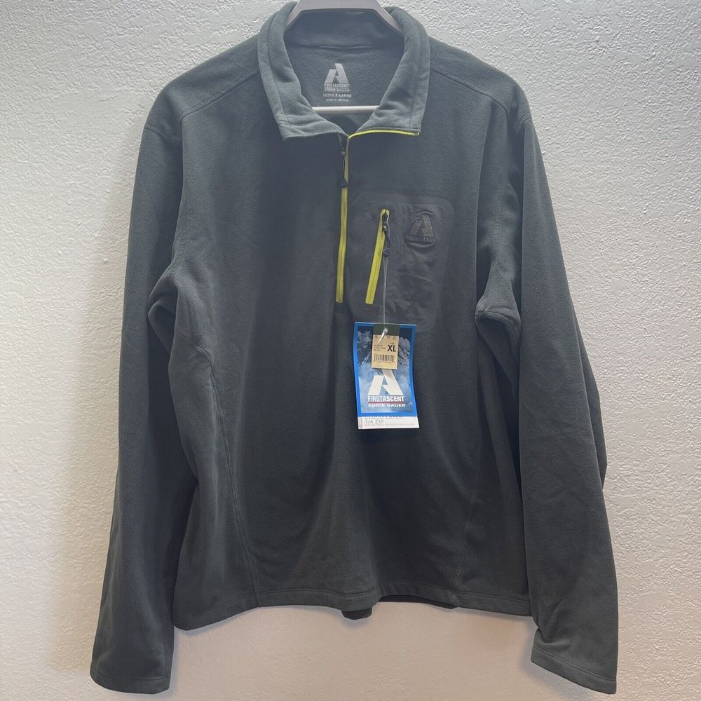 Eddie Bauer First Ascent Pullover 1/4 Zip Warm‎ Winter Size XL New